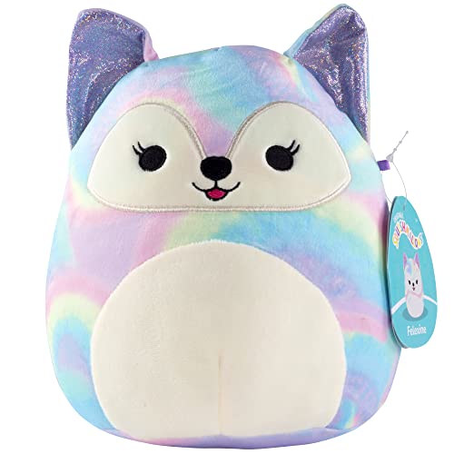 Squishmallows 20,3 cm Felexine The Rainbow Fox – Offiziell lizenziertes Kellytoy Plüsch – Sammlerstück weiches & quetschbares Stofftier Spielzeug – Fügen Sie Ihrer Truppe hinzu – Geschenk für Kinder, von Squishmallows