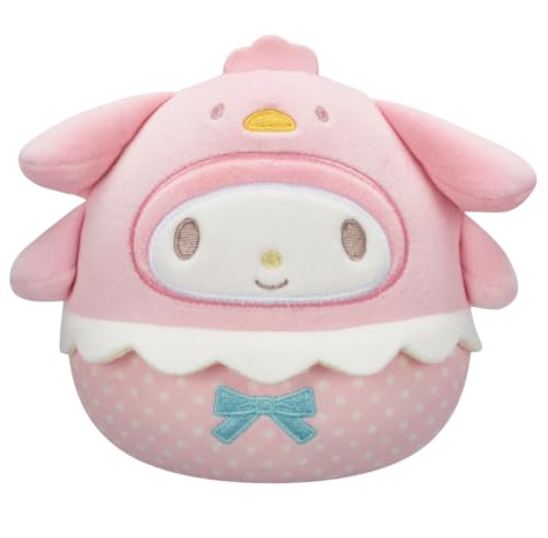 Squishmallows 2025 Original Hello Kitty Squad Plüsch, 20,3 cm, Plüschtier, Sammlerstück, weiches und quetschbares Mini-Stofftierspielzeug, Geschenk für Kinder, Mädchen und Jungen (My Melody) von Squishmallows