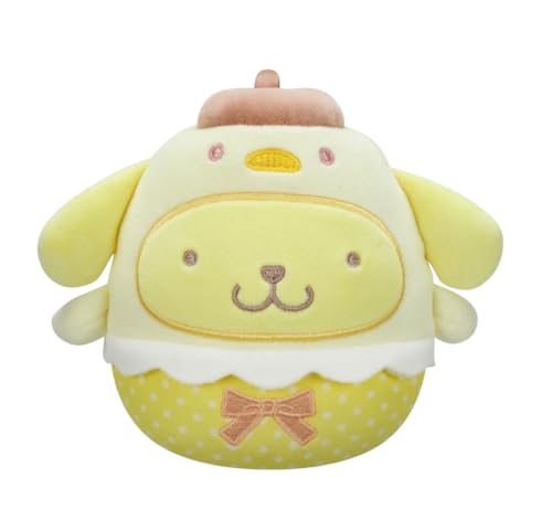 Squishmallows 2025 Original Hello Kitty Squad Plüsch, 20,3 cm, weiches und quetschbares Mini-Stofftierspielzeug, Geschenk für Kinder, Mädchen und Jungen, Pompompurin-Osterküken Squishmallows 2025 Original Hello Kitty Squad Plüsch, 20,3 cm, weiches und quetschbares Mini-Stofftierspielzeug, Geschenk für Kinder, Mädchen und Jungen, Pompompurin-Osterküken von Squishmallows