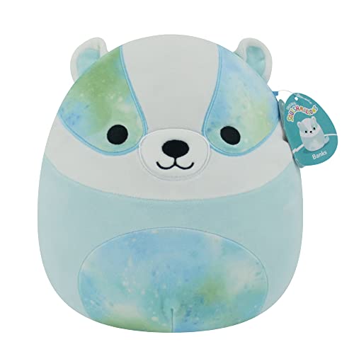 Squishmallows 30,5 cm Banks Blue Badger – mittelgroß, ultraweich, offizielles Kelly-Spielzeug, Plüsch Squishmallows 30,5 cm Banks Blue Badger – mittelgroß, ultraweich, offizielles Kelly-Spielzeug, Plüsch von Squishmallows