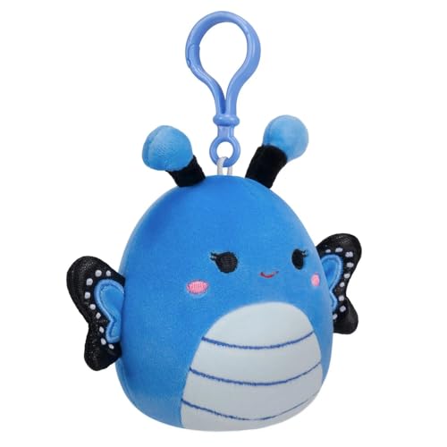 Squishmallows 8,9 cm großer Clip-on Waverly The Butterfly von Squishmallows
