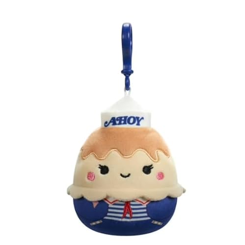 Squishmallows Ahoy USS Butterscotch, Plüsch-Clip, 8,9 cm, 3.5 Inches, Polyester von Squishmallows