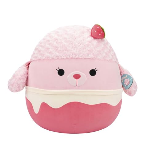 Squishmallows SQCR07722 - Chloe der Erdbeer-Milchshake-Pudel 50 cm, offizielles Jazwares Plüsch, superweiches Kuscheltier von Squishmallows