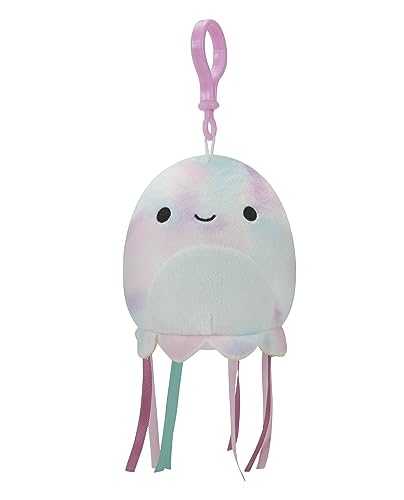 Squishmallows Clip-on Krissa the Krawatte Dye Jellyfish, 9 cm von Squishmallows