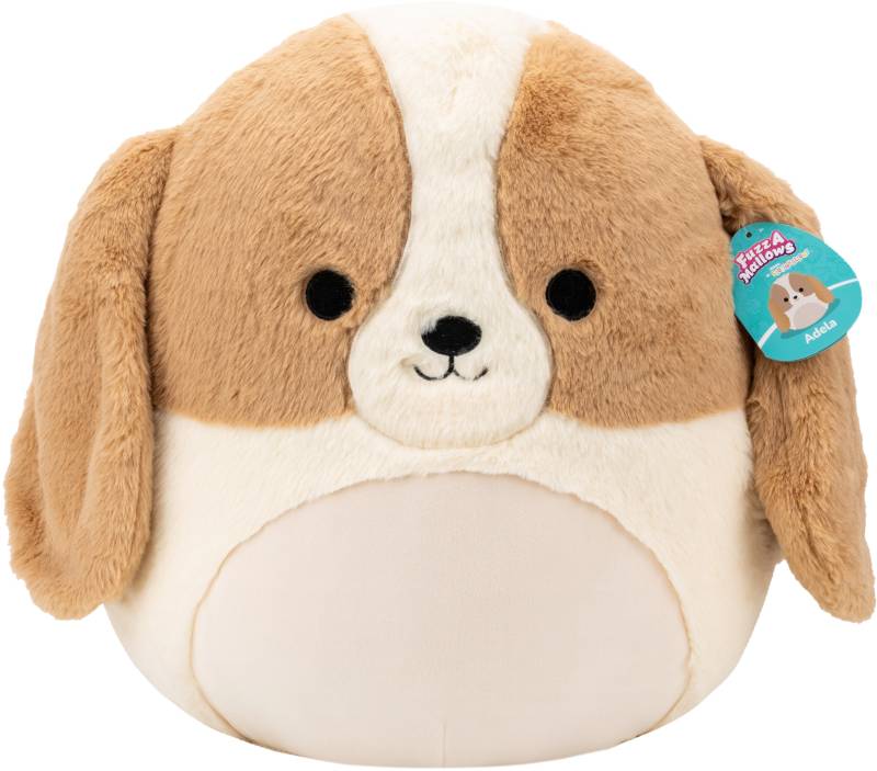 Squishmallows Fuzz A Mallows Kuscheltier Adela Basset 40 cm von Squishmallows