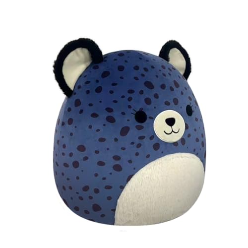 Squishmallows Geparden-Plüschtier, Marineblau, 30,5 cm, gepunktet von Squishmallows
