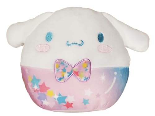 Squishmallows Hello Kitty and Friends Cinnamoroll Plüsch, 20,3 cm, Sterne und Fliege Design von Squishmallows