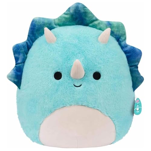 Squishmallows Jazwares SQCR04216 Triceratops Malik Plüschfigur, 40 cm, blau Squishmallows Jazwares SQCR04216 Triceratops Malik Plüschfigur, 40 cm, blau von Squishmallows