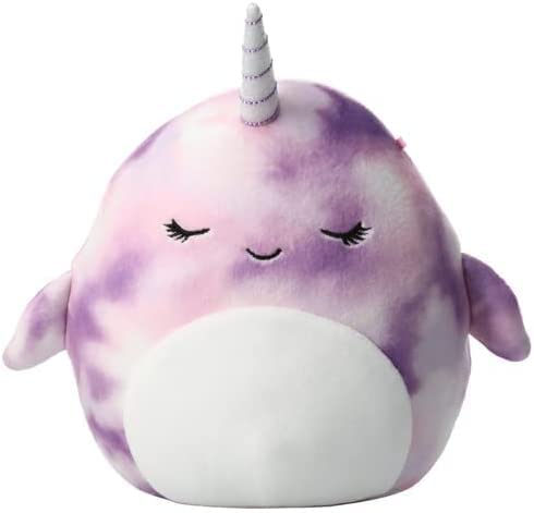 Squishmallows Kellytoy 2022 19,1 cm Fall Squad Purple Tie-Dye Narwhal von Squishmallows