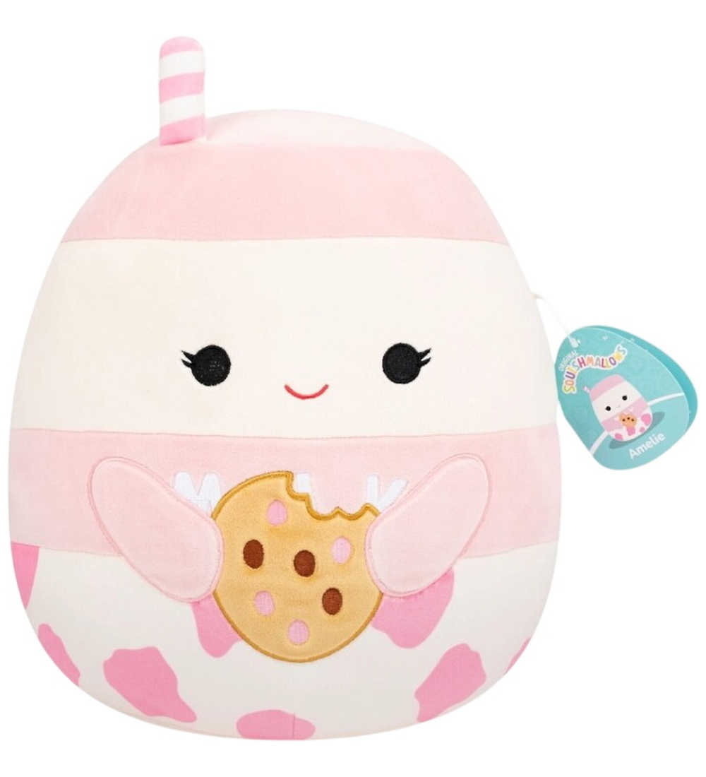 Squishmallows Kuscheltier - 30 cm - Amelie Strawberry Milch - Squishmallows - One Size - Kuscheltiere von Squishmallows