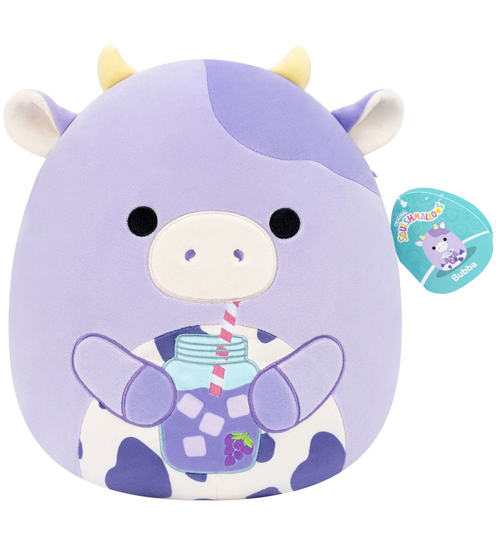 Squishmallows Kuscheltier - 30 cm - Bubba Cow - Squishmallows - One Size - Kuscheltiere von Squishmallows