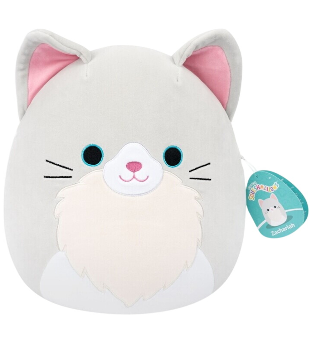 Squishmallows Kuscheltier - 30 cm - Zachariah CAT - Squishmallows - One Size - Kuscheltiere von Squishmallows