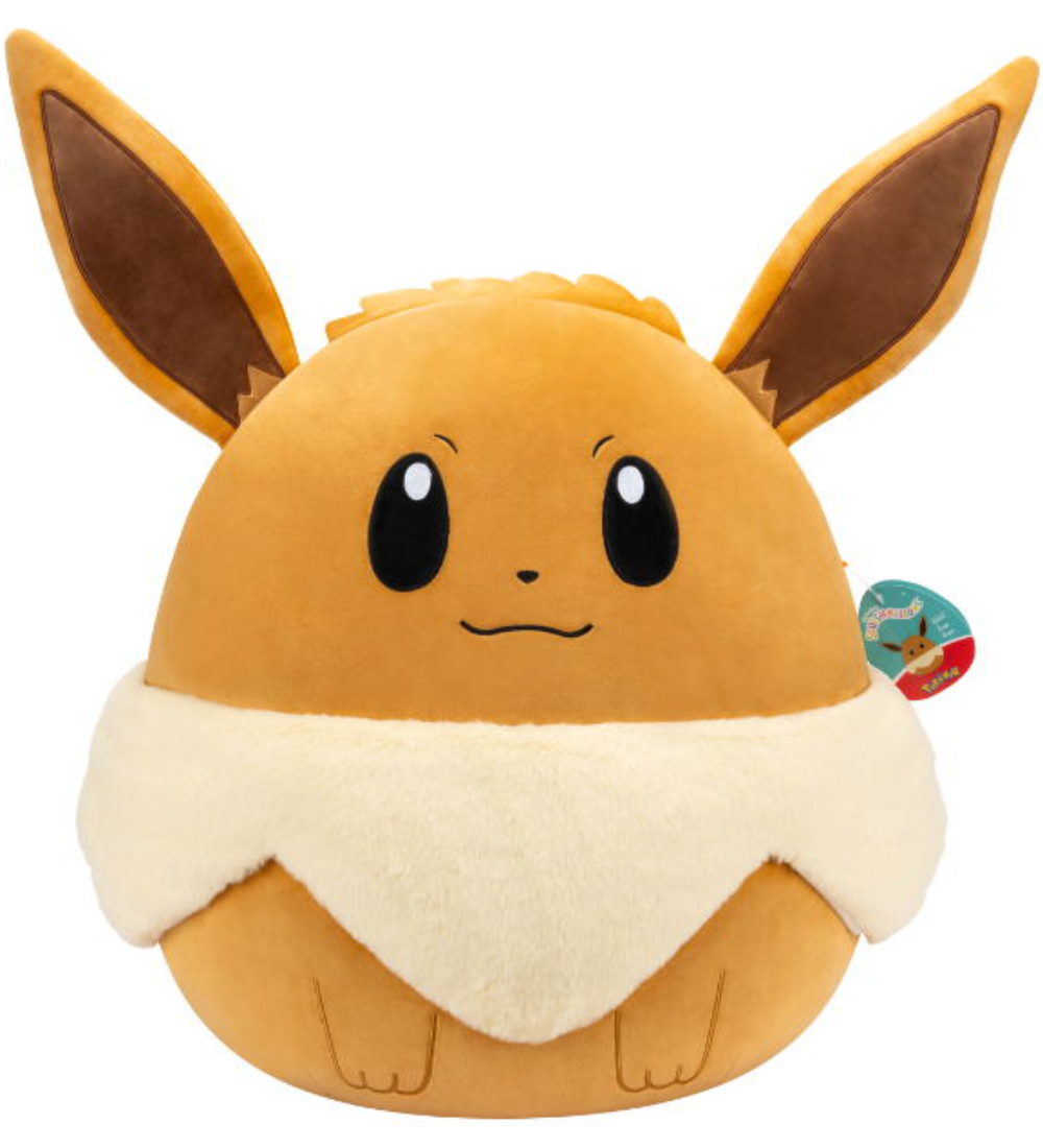 Squishmallows Kuscheltier - 50 cm - Pokémon Evoli - Squishmallows - One Size - Kuscheltiere von Squishmallows