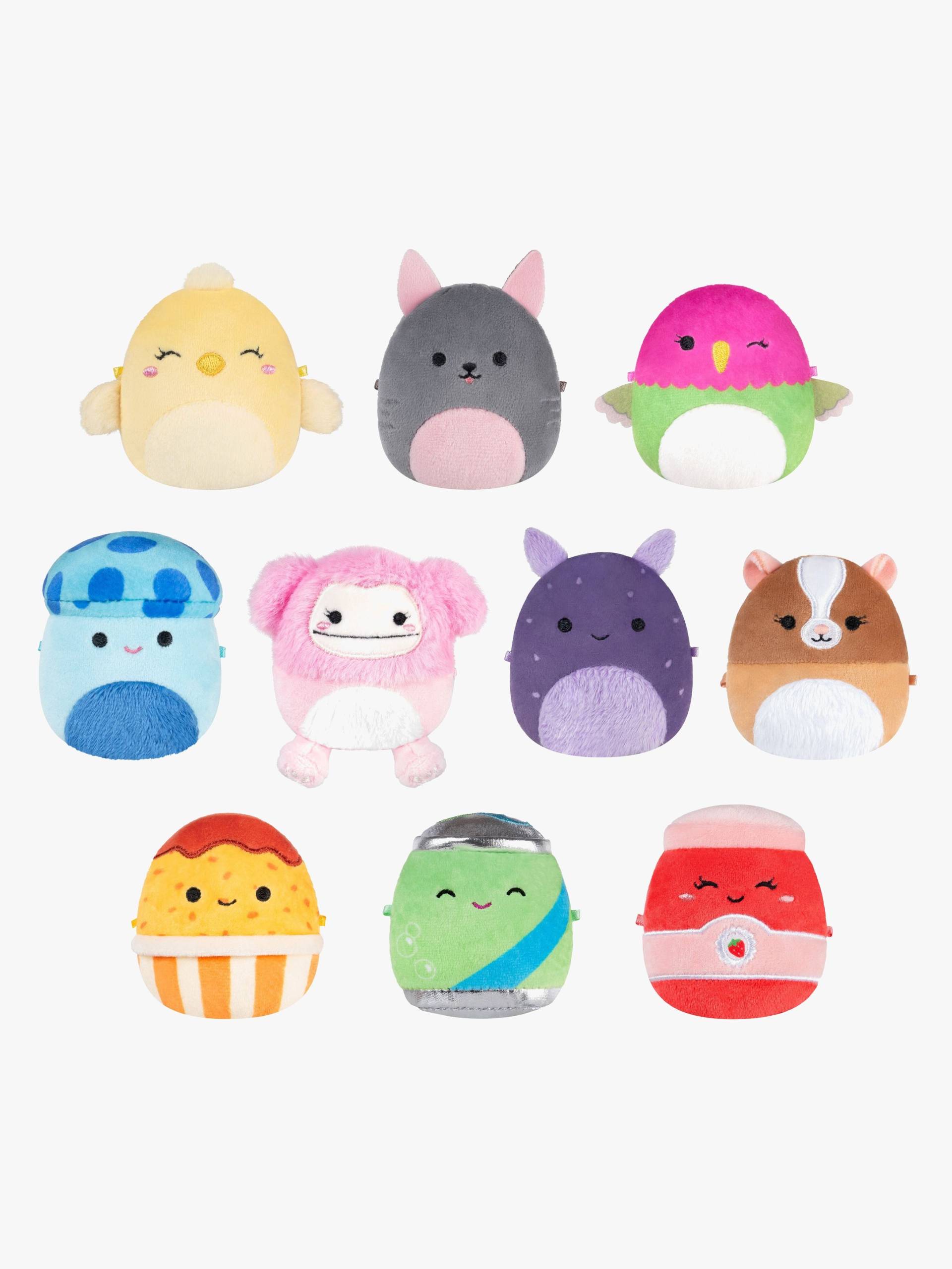 Squishmallows Kuscheltiere 10er-Pack 6 cm von Squishmallows