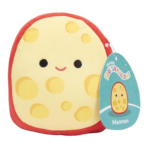 Squishmallows Mannon The Gouda Cheese Mini-Plüschtier, offizielles Kellytoy, Sammlerstück, weiches und quetschbares Mini-Käse-Plüschtier, Ostergeschenk für Kinder, Mädchen und Jungen, 12,7 cm Squishmallows Mannon The Gouda Cheese Mini-Plüschtier, offizielles Kellytoy, Sammlerstück, weiches und quetschbares Mini-Käse-Plüschtier, Ostergeschenk für Kinder, Mädchen und Jungen, 12,7 cm von Squishmallows