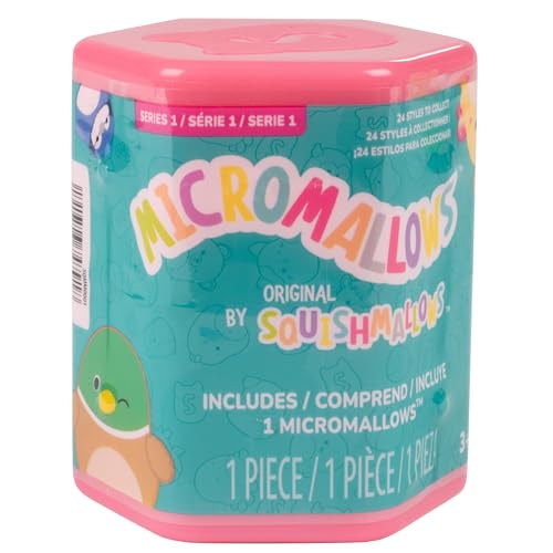 Squishmallows Micromallows Series 1 Mini Mystery Plush (1 Pack) Official Jazwares Stocking Stuffer Plush - Collectible Soft & Squishy Blind Capsules - Styles May Vary - Gift for Boys, Girls & Kids von Squishmallows