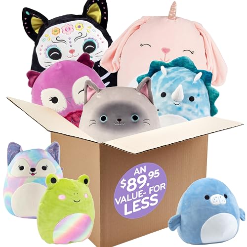 Squishmallows Mystery One 30,5 cm & 25,4 cm & zwei 20,3 cm 4 Quish Vorteilspack – Holen Sie sich zwei Jumbo- und zwei kleine Jazwares-Plüschtiere für weniger – Sammlerstück, weiches und quetschbares Squishmallows Mystery One 30,5 cm & 25,4 cm & zwei 20,3 cm 4 Quish Vorteilspack – Holen Sie sich zwei Jumbo- und zwei kleine Jazwares-Plüschtiere für weniger – Sammlerstück, weiches und quetschbares von Squishmallows
