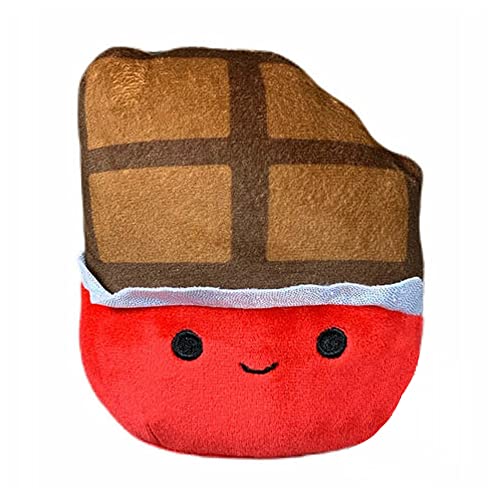 Squishmallows Oficial Kellytoy Food Plush Toys Soft Plush Animal (5 Inch, Paulton Chocolate Bar) von Squishmallows