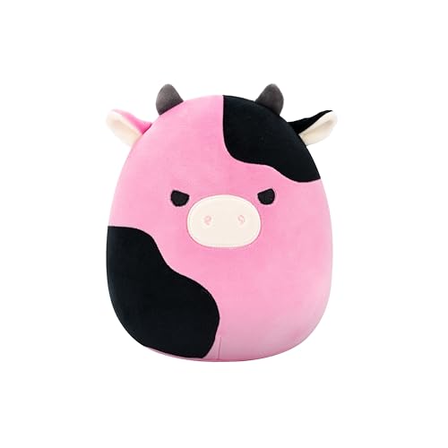 Squishmallows Original 20,3 cm Pollyanna The Black and Pink Cow - Official Jazwares Plush (Little) von Squishmallows