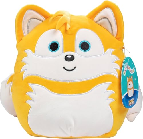 Squishmallows Original 20,3 cm Schwänze – Sonic The Hedgehog – Offizieller Jazwares Plüsch – Sammlerstück, weiches & Squishy SEGA Stofftier Spielzeug – Add to Your Squad – Geschenk für Kinder, Mädchen von Squishmallows