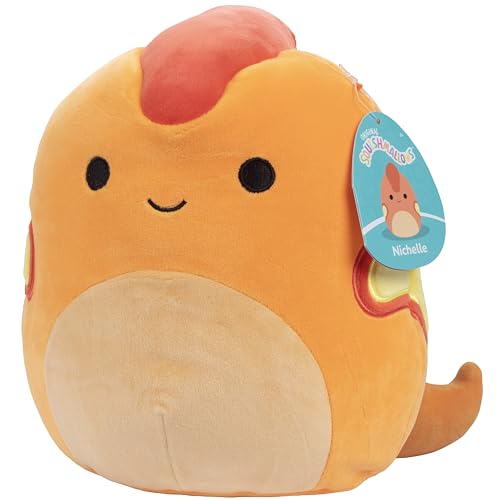 Squishmallows Original 25,4 cm Nichelle The Christmas Dinosaurier – Offizieller Jazwares Plüsch – Sammlerstück, weiches & Squishy Dinosaurier Stofftier Spielzeug – Add to Your Squad – Geschenk für von Squishmallows