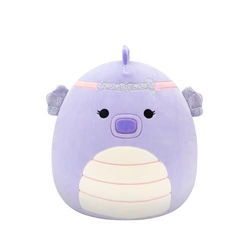 Squishmallows Original 30,5 cm Eartha das lila Seepferdchen mit silbernem Stirnband - Offizieller Jazwares Valentine Plüsch (Medium) von Squishmallows