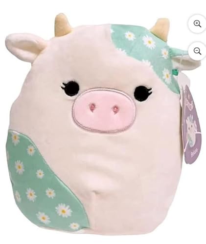 Squishmallows Original 30,5 cm Easter Squad Plüsch – Sammlerstück Weiches & Squishy Mini Stofftier Spielzeug – Add to Your Squad – Geschenk für Kinder, Mädchen & Jungen (Belana die Kuh) von Squishmallows