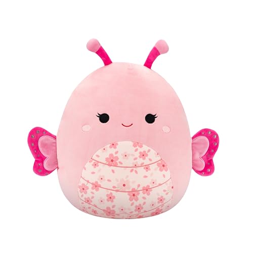 Squishmallows Original 30,5 cm Mogo The Pink Sakura Butterfly - Offizieller Jazwares Plüsch (mittelgroß) von Squishmallows