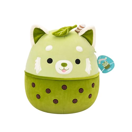 Squishmallows Original 35,6 cm Eitan The Matcha Boba Red Panda - Offizieller Jazwares Plüsch (groß) von Squishmallows