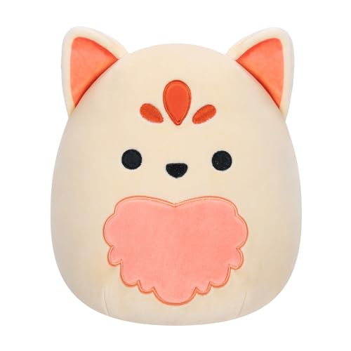 Squishmallows Original Adopt Me! Kitsune Plüsch, 20,3 cm, Little Ultrasoft Official Jazwares Plush – Exklusiver virtueller Artikelcode enthalten von Squishmallows