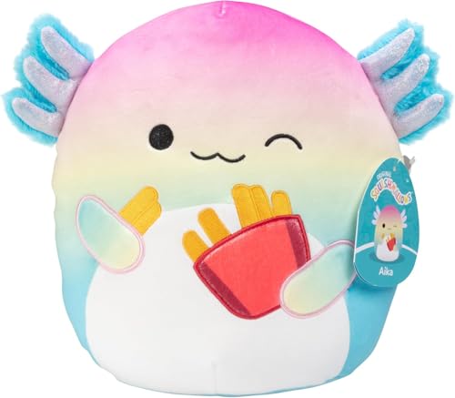 Squishmallows Original Aika The Rainbow Axolotl - Offizieller Jazwares Plüsch - Sammlerstück Soft & Squishy Axolotl Stofftier Spielzeug - Add to Your Squad - Geschenk für Kinder, Mädchen & Jungen Squishmallows Original Aika The Rainbow Axolotl - Offizieller Jazwares Plüsch - Sammlerstück Soft & Squishy Axolotl Stofftier Spielzeug - Add to Your Squad - Geschenk für Kinder, Mädchen & Jungen von Squishmallows