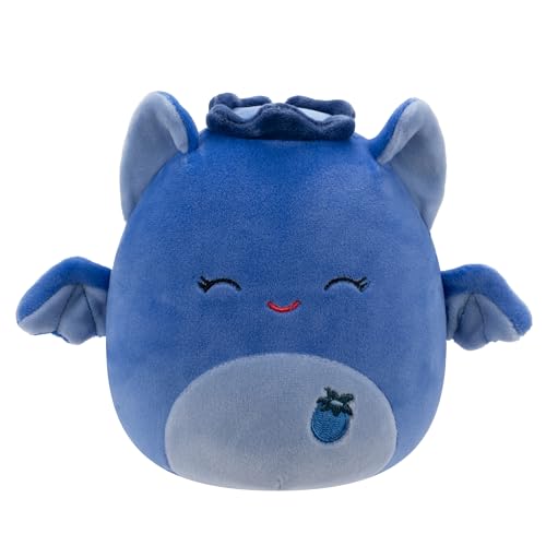 Squishmallows Original Bessie Blueberry Bat - Offizieller Jazwares Plüsch, 12,7 cm von Squishmallows