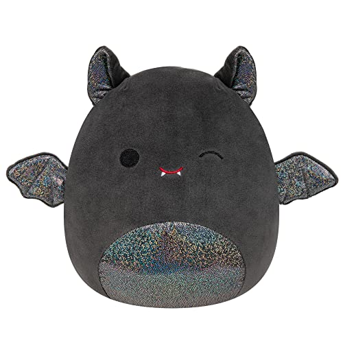 Squishmallows Original Emily Fledermaus mit glitzernden Ohren und Bauch – mittelgroßer ultraweicher offizieller Jazwares-Plüsch, 20,3 cm von Squishmallows