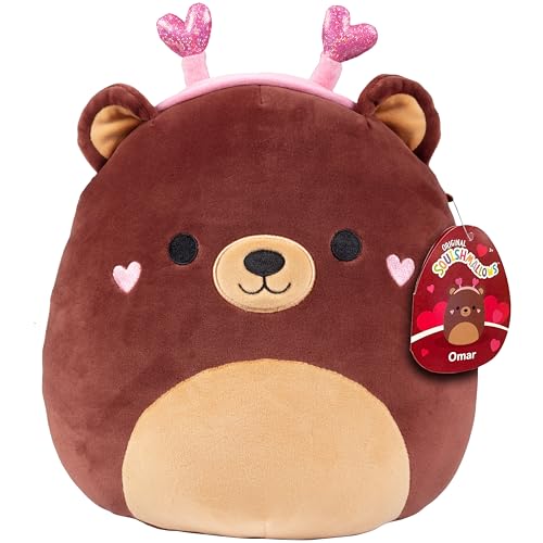 Squishmallows Original Omar der Teddybär, offizielles Jazwares-Oster-Plüsch, Sammlerstück, weiches Quetsch-Plüschtier, 25,4 cm, für Ihre Mannschaft hinzufügen, Geschenk für Kinder, Mädchen und Jungen Squishmallows Original Omar der Teddybär, offizielles Jazwares-Oster-Plüsch, Sammlerstück, weiches Quetsch-Plüschtier, 25,4 cm, für Ihre Mannschaft hinzufügen, Geschenk für Kinder, Mädchen und Jungen von Squishmallows