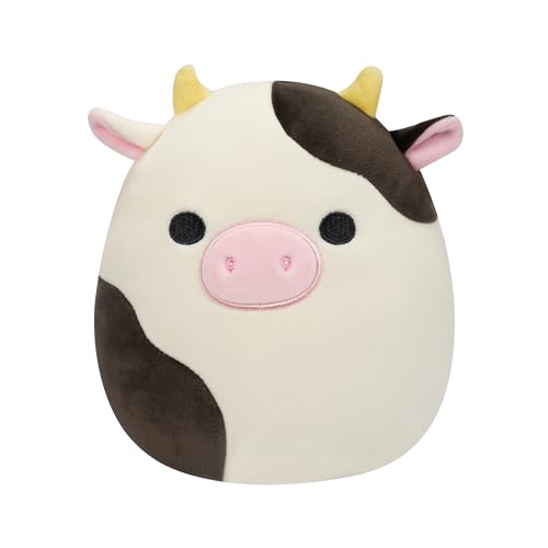 Squishmallows SQCR05373 - Connor die Kuh 19 cm, offizielles Jazwares Plüsch, superweiches Kuscheltier von Squishmallows