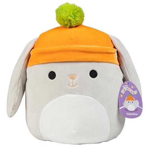 Squishmallows Original Valentina der graue Osterhase – Offizieller Jazwares Plüsch, weiches und quetschbares Plüschtier zum Sammeln, 25,4 cm – Add to Your Squad – Geschenk für Kinder, Mädchen und Squishmallows Original Valentina der graue Osterhase – Offizieller Jazwares Plüsch, weiches und quetschbares Plüschtier zum Sammeln, 25,4 cm – Add to Your Squad – Geschenk für Kinder, Mädchen und von Squishmallows