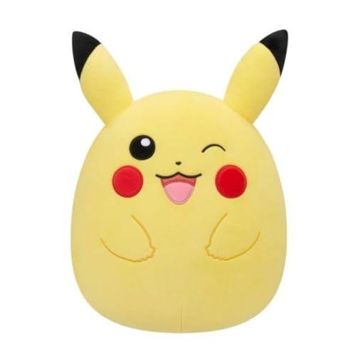 Squishmallows Pokemon Center Exklusives 30,5 cm Winking Pikachu Stofftier Plüschtier (blinkendes Pikachu) von Squishmallows