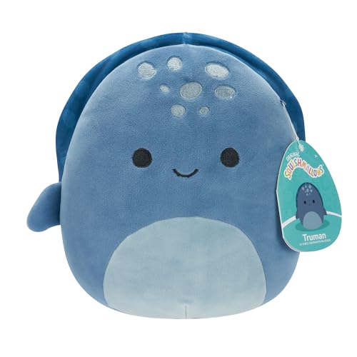 Squishmallows SQCR04118 - Truman die Blaue Lederschildkröte 19 cm, offizielles Kelly Toys Plüsch, superweiches Kuscheltier, Navy Blue von Squishmallows