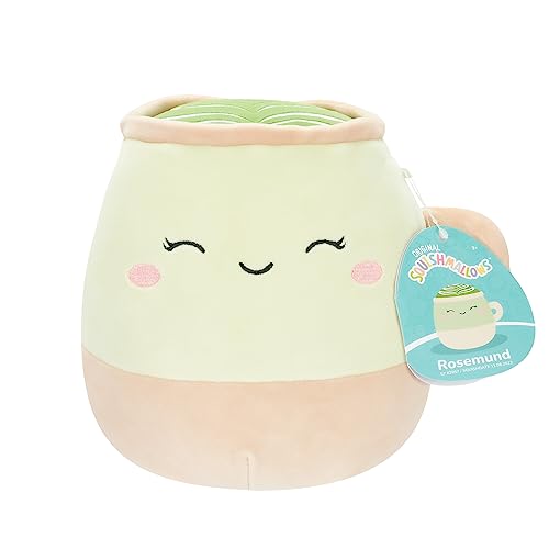 Squishmallows SQCR04121 - Rosemund der Matcha Latte 19 cm, offizielles Kelly Toys Plüsch, superweiches Kuscheltier von Squishmallows