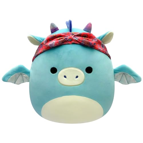 Squishmallows SQCR04125 - Tatiana der Drache 19 cm, offizielles Kelly Toys Plüsch, superweiches Kuscheltier Squishmallows SQCR04125 - Tatiana der Drache 19 cm, offizielles Kelly Toys Plüsch, superweiches Kuscheltier von Squishmallows