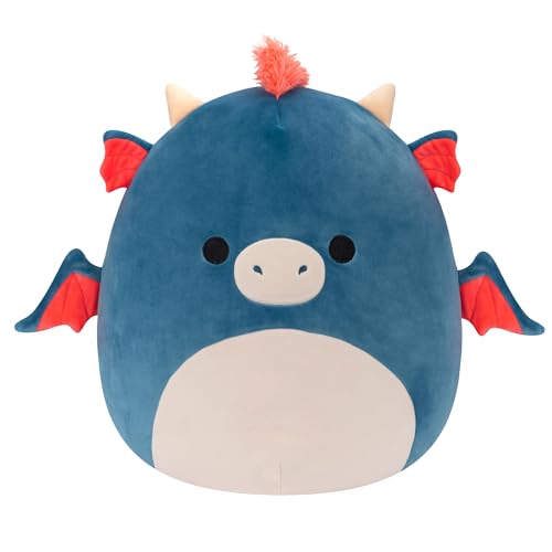 Squishmallows SQCR04221 - Carin der Drache 50 cm, offizielles Kelly Toys Plüsch, superweiches Kuscheltier von Squishmallows