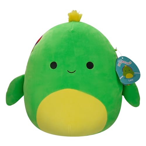 Squishmallows SQCR05416 - Lars die neongrüne Schildkröte 30 cm, offizielles Jazwares Plüsch, superweiches Kuscheltier von Squishmallows