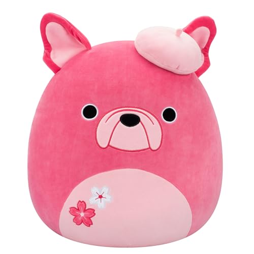 Squishmallows SQCR07698 - Elise die französische Bulldogge 40 cm, offizielles Jazwares Plüsch, superweiches Kuscheltier von Squishmallows