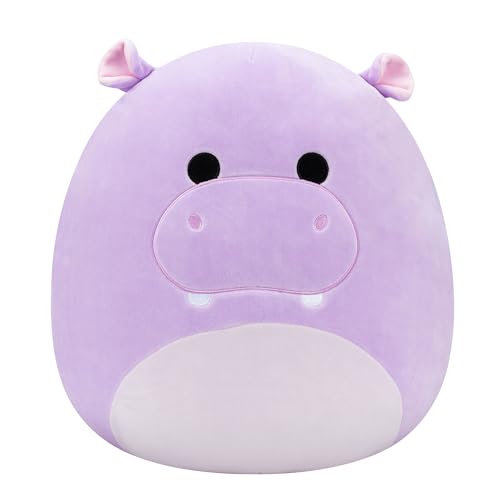 Squishmallows SQCR07702 - Hanna das lila Nilpferd 40 cm, offizielles Jazwares Plüsch, superweiches Kuscheltier von Squishmallows