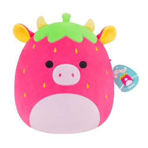 Squishmallows SQCR08584 - Cleary die Erdbeerkuh 30 cm, offizielles Jazwares Plüsch, superweiches Kuscheltier Squishmallows SQCR08584 - Cleary die Erdbeerkuh 30 cm, offizielles Jazwares Plüsch, superweiches Kuscheltier von Squishmallows