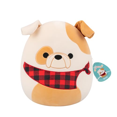 Squishmallows SQCR08585 - Brock die Bulldogge mit Bandana 30 cm, offizielles Jazwares Plüsch, superweiches Kuscheltier Squishmallows SQCR08585 - Brock die Bulldogge mit Bandana 30 cm, offizielles Jazwares Plüsch, superweiches Kuscheltier von Squishmallows