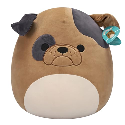 Squishmallows SQCR08613 - Loafer die Bulldogge 40 cm, offizielles Jazwares Plüsch, superweiches Kuscheltier von Squishmallows