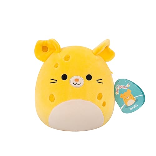 Squishmallows SQCR09080 - Amelia die Maus 19 cm, offizielles Jazwares Plüsch, superweiches Kuscheltier von Squishmallows