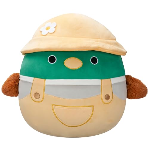 Squishmallows SQER01284 - Avery die Stockente mit Hut 40 cm, offizielles Jazwares Plüsch, superweiches Kuscheltier von Jazwares