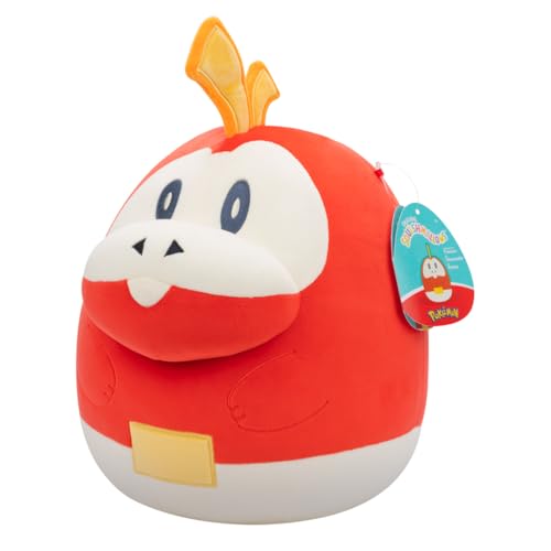 Pokemon Squishmallow Fuecoco, Plusch, 25 cm von Squishmallows